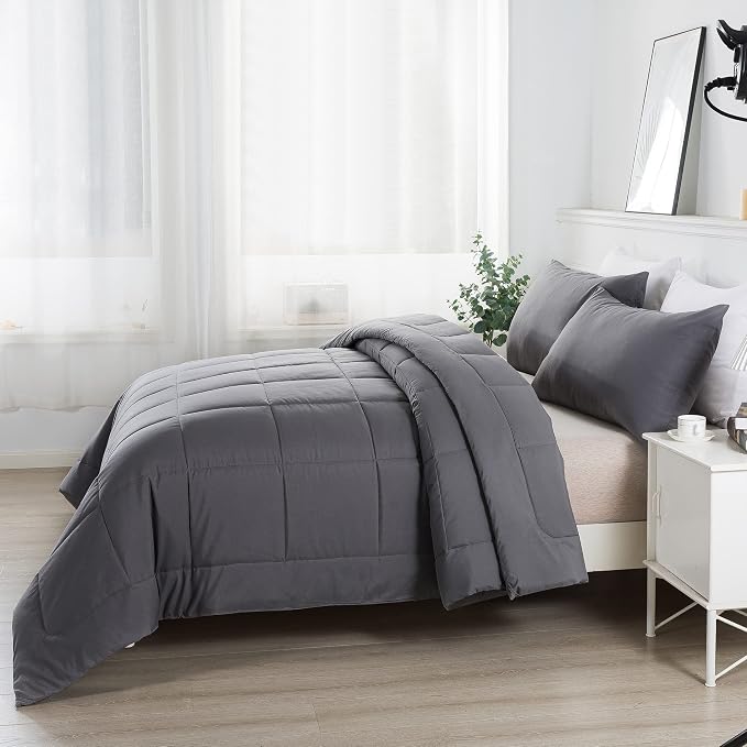 DOWNCOOL Queen Comforter Set -All Season Bedding Comforters Sets - Image 7