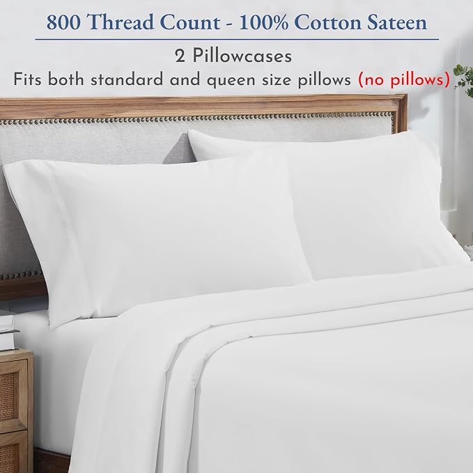 Heirloom Soft, Smooth & Thick Certified 800 Thread Count 100% Cotton Sateen - Image 4