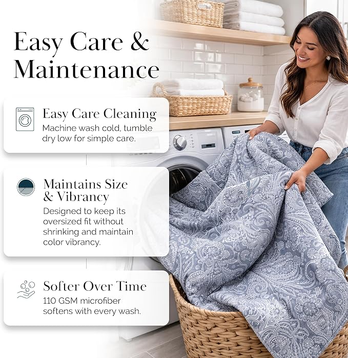 Southshore Fine Living, Inc. Paisley Quilt Queen Size Bedding Set, Full Size - Image 7