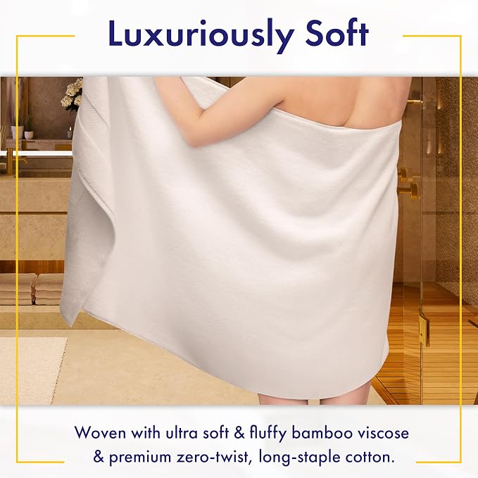 Alusa Home Ultra Soft & Plush Viscose from Bamboo Bath Sheets - Image 2