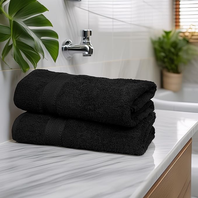 Commercial Bulk Pack of 12 Bath Towels – 100% Cotton Terry 24" x 48" – Ideal - Image 4