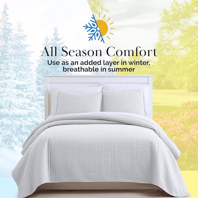 Southshore Fine Living, Inc. XL Twin Quilt Set, Microfiber Quilted Bedspread - Image 9