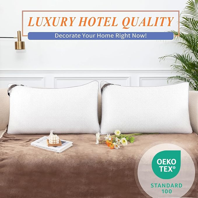 MZOIMZO Luxury Comfy Hotel Collection Bed Pillows - Image 7