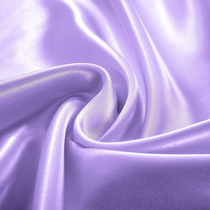 Homiest Lavender Satin Fitted Sheet - Image 4