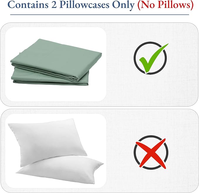 California Design Den King Size Pillow Cases Set of 2 - Image 5
