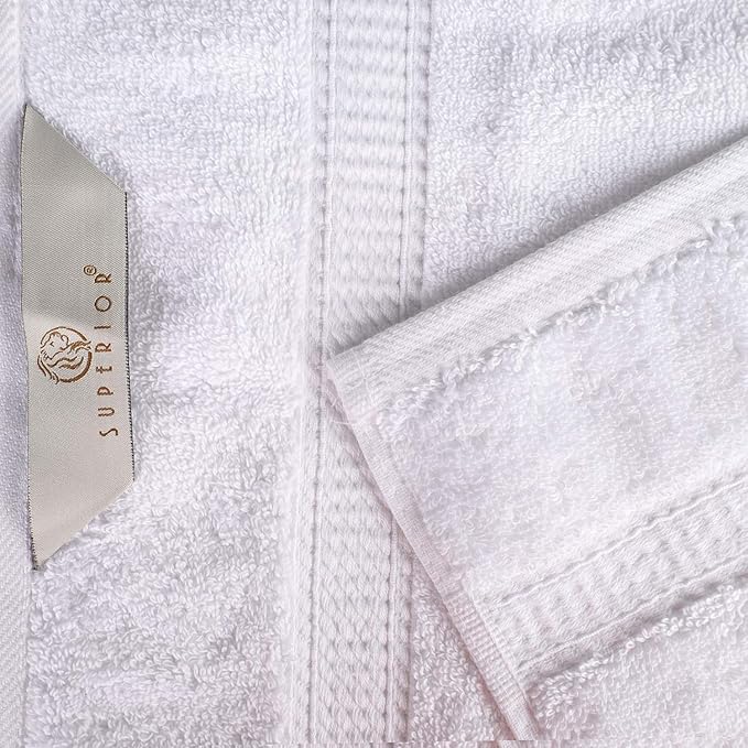 SUPERIOR Egyptian Cotton Pile 8 Piece Towel Set, Includes 2 Bath, 2 Hand - Image 6