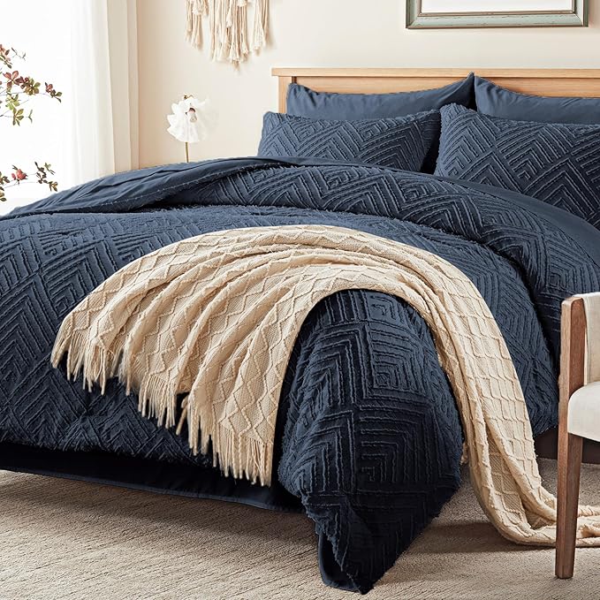 Zzlpp Twin Comforter Set 5 Pieces, All Season Boho Bedding Sets - Image 2
