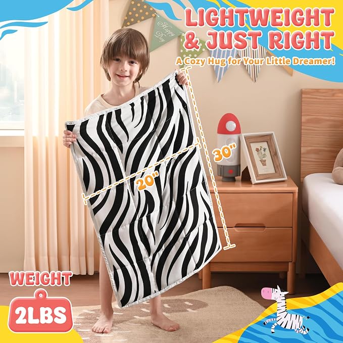 anfie Weighted Lap Pad 2 Pounds, Weighted Blanket Kids Cooling Blanket - Image 4