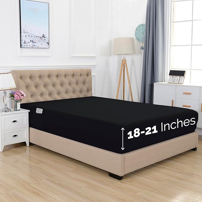 Elegant Comfort 1500 Premium Hotel Quality 18-21 Inches Deep by ELEGANTCOMFORT