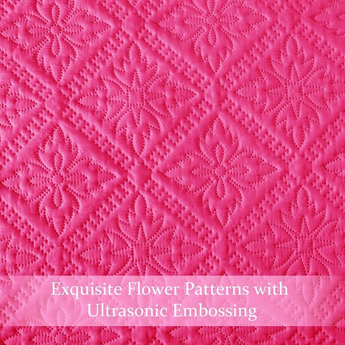 Exclusivo Mezcla Queen Quilt Bedding Set, Lightweight Soft Bedspreads Coverlets - Image 5