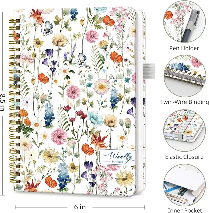Undated Weekly Planner, Weekly To Do List Notebook - Image 3