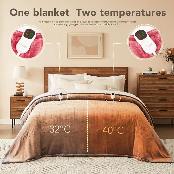 Homemate Electric Heated Blanket King - Image 6