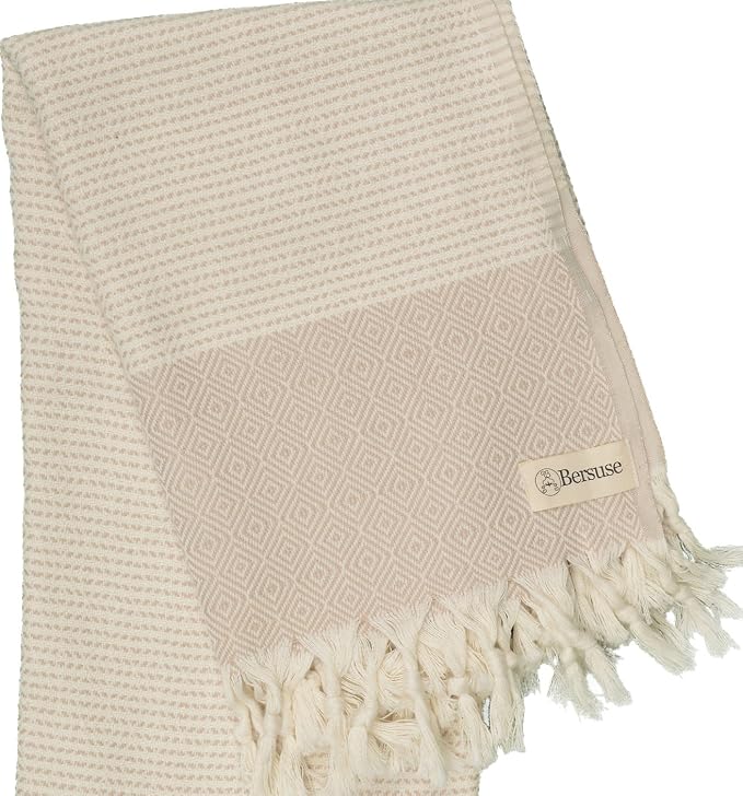 Bersuse 100% Cotton Hierapolis XL Throw Blanket - Image 3