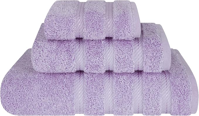 American Soft Linen Premium 3 Piece Towel Set, 1 Bath Towel 1 Hand Towel 1 by AmericanSoftLinen