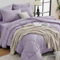 HEVUMYI Queen Purple Comforter Set by HEVUMYI