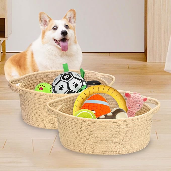 ABenkle Small Basket with Handles - Image 3