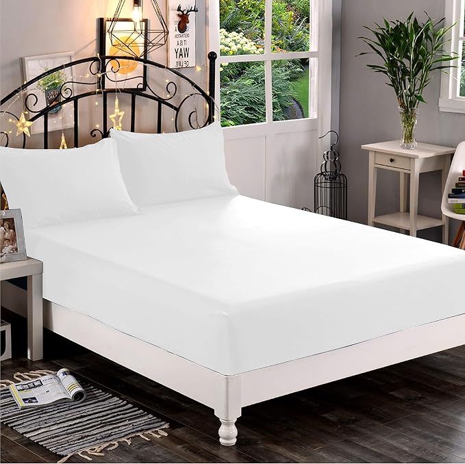 Elegant Comfort 1500 Premium Hotel Quality 1-Piece Fitted Sheet, fade Resistant - Image 2