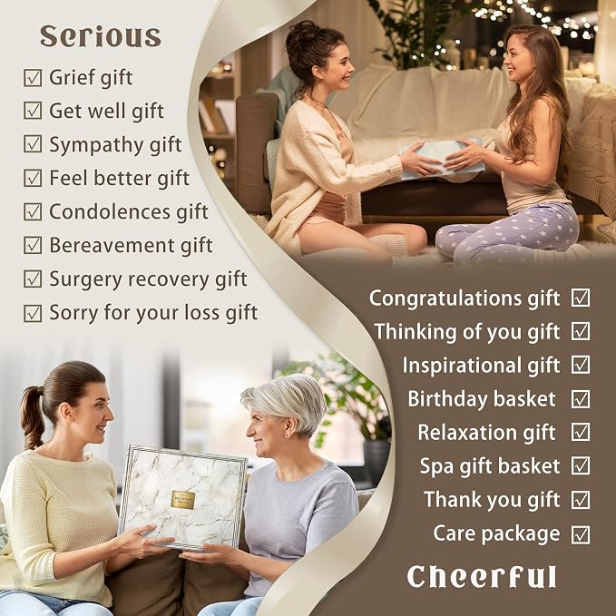 AHAGIFTREE Gift Baskets for Women, Get Well Soon After Surgery, Think of You - Image 3