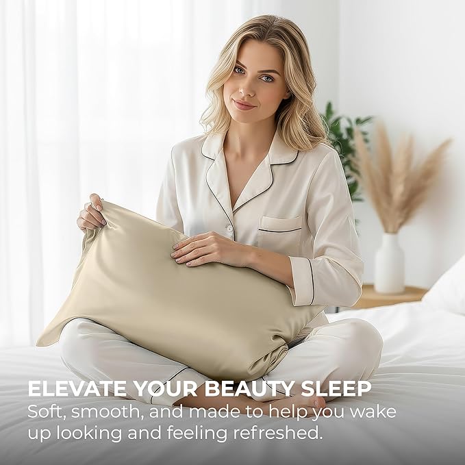 Pure Bedding Satin Pillowcase 2 Pack - Image 5