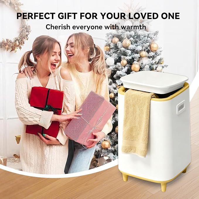 Large Towel Warmer for Bathroom, Unlimited Heating Heated Towel Warmers Bucket - Image 6