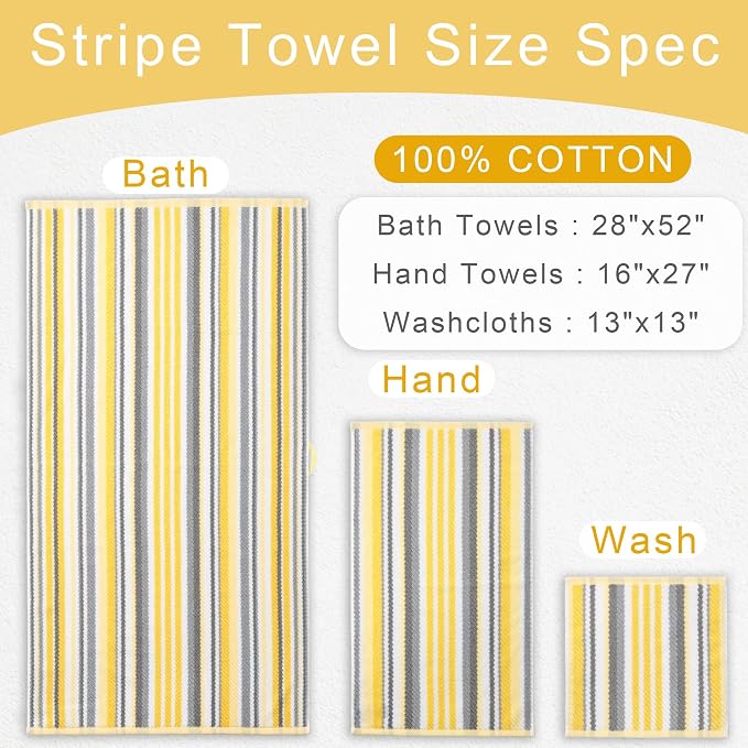 Quick Dry Hand Towels for Bathroom, 4 Pack 16"x27" - Image 4