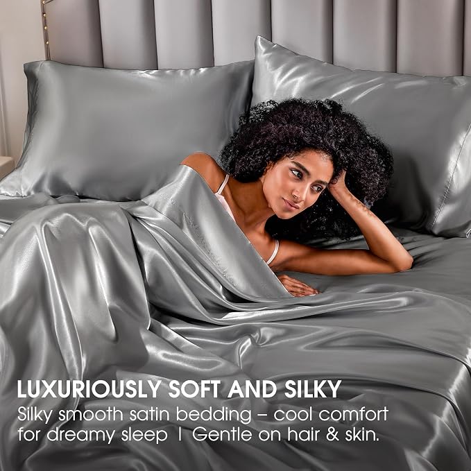 FreshCulture Satin Sheets Full Size - Image 6
