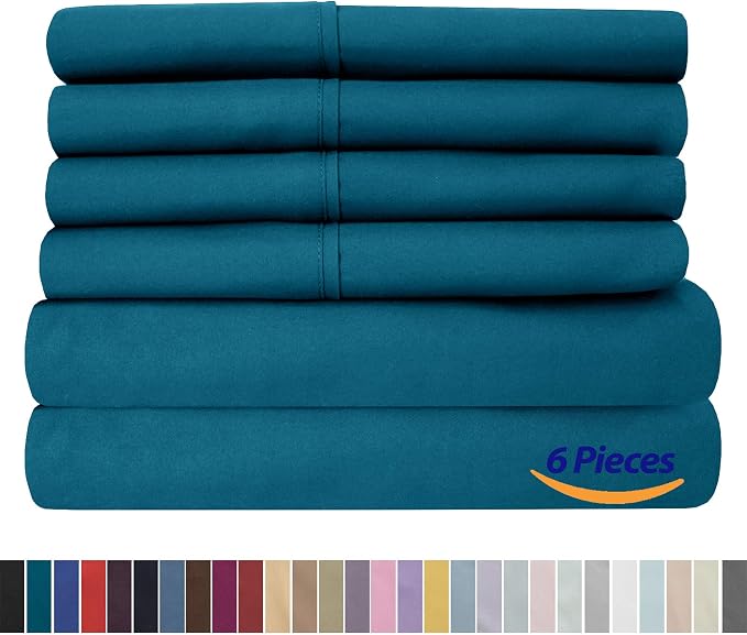 Sweet Home Collection 6 Piece 1500 Supreme Collection Brushed Microfiber Deep - Image 6
