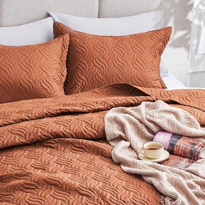 Love's cabin Quilts for Full Bed Umber Bedspreads Bedding Set - Image 6