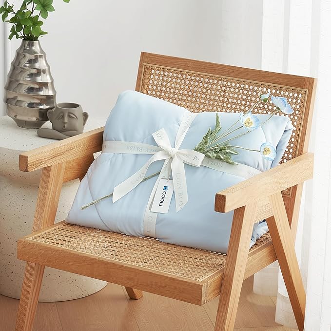 Cozy Bliss Cooling Comforter Queen Size, Cooling Blankets - Image 6