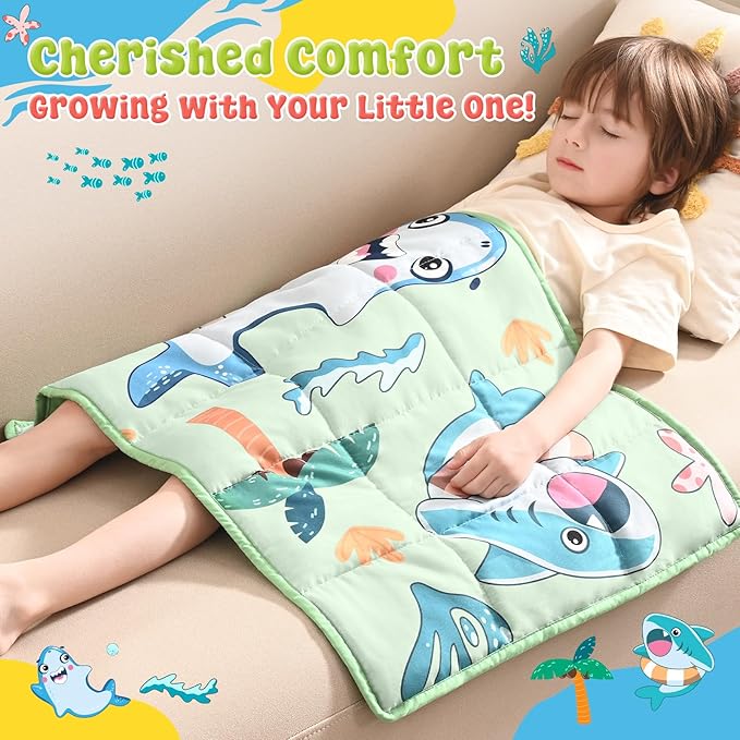 anfie Weighted Lap Pad 2 Pounds, Weighted Blanket Kids Cooling Blanket - Image 3