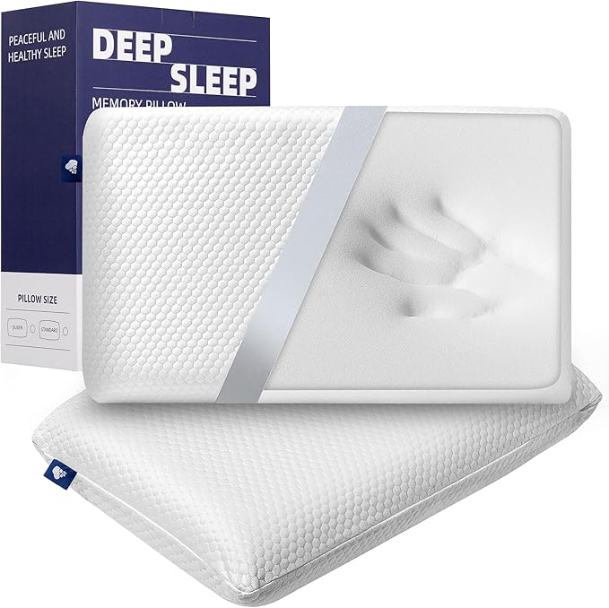 Cooling Memory Foam Bed Pillow Adaptive Pillows by hyvecloud