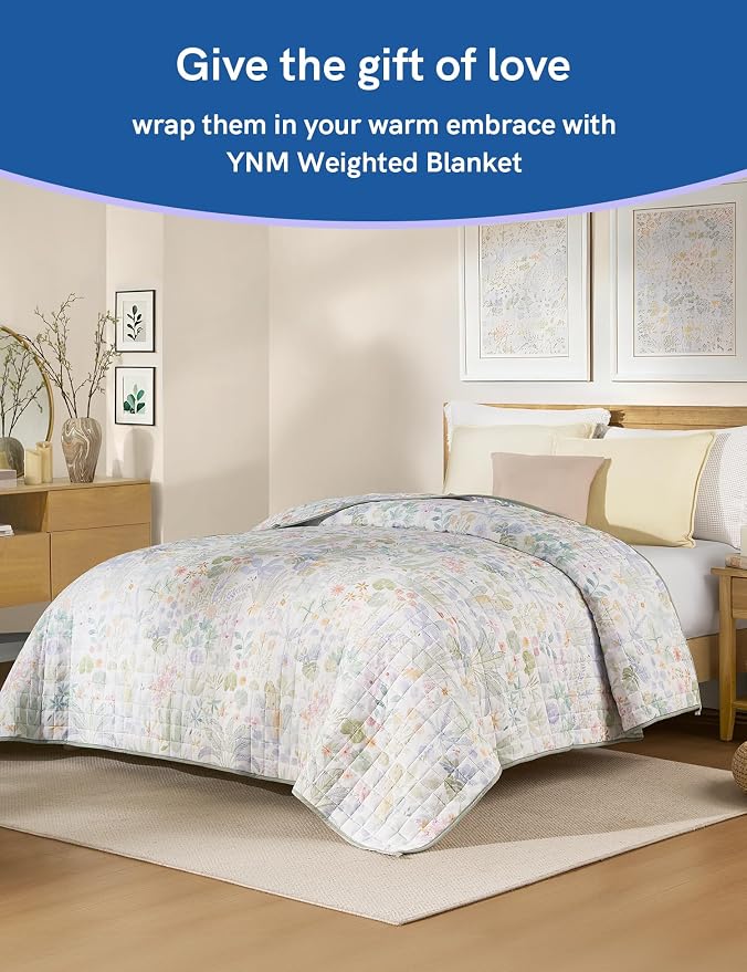 YnM Cotton King Size Weighted Blanket - Image 4