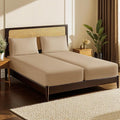 LBRO2M Split King Sheet Sets for Adjustable Bed 1000 Thread Count 100% Egyptian by LBRO2MBedding