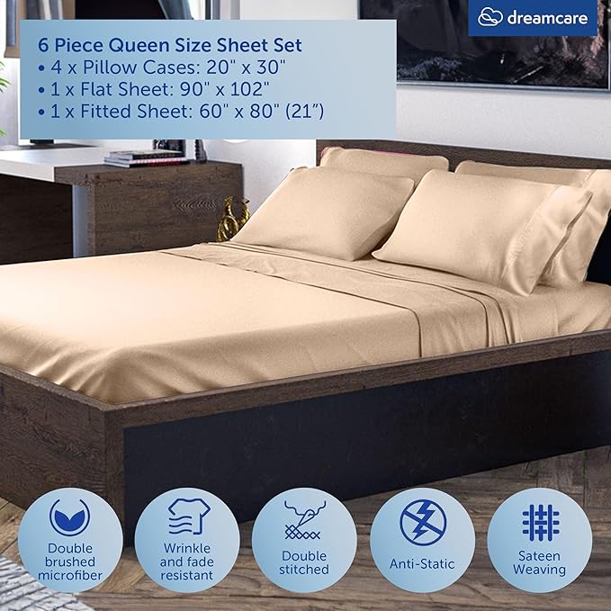 DREAMCARE Queen Sheet Set - Image 6