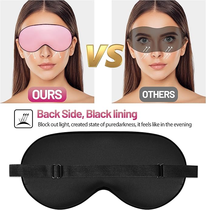 Sleep Mask, Silk Eye Mask for Sleeping - Image 4