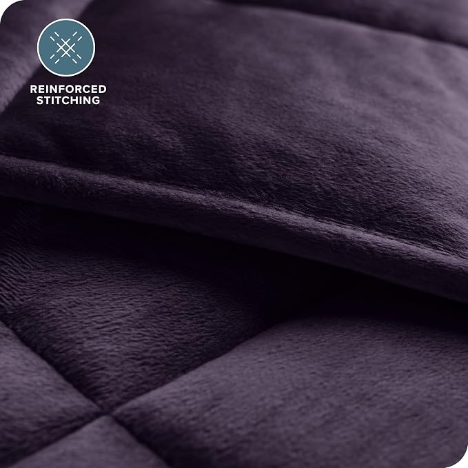 Bare Home Weighted Blanket Queen Size 17lb - Image 8