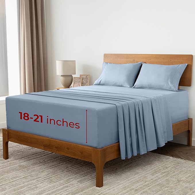 Mellanni Extra Deep Split King Sheets by Mellanni
