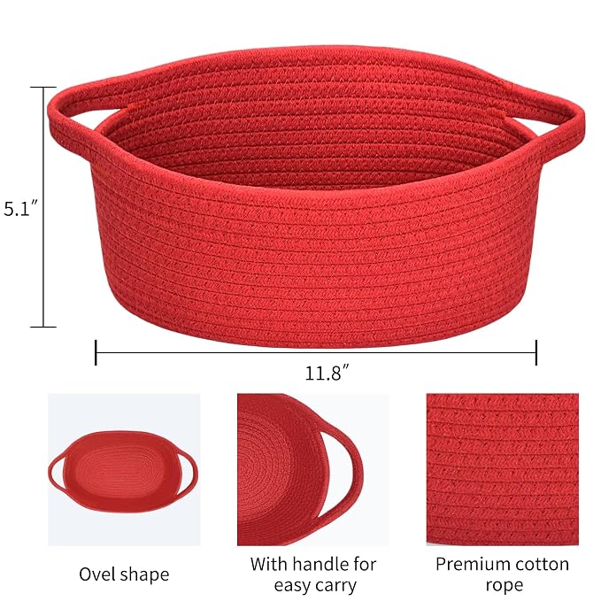 ABenkle Small Basket with Handles - Image 2