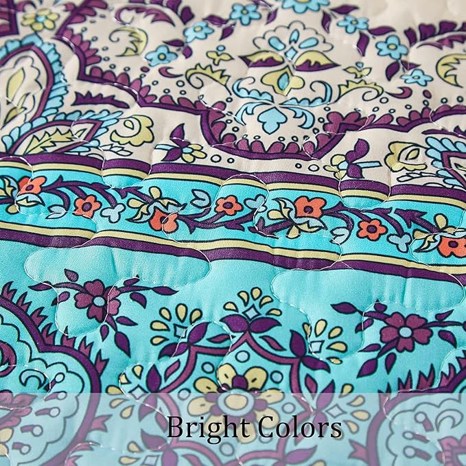 WONGS BEDDING Boho Quilt Full Size - Image 7