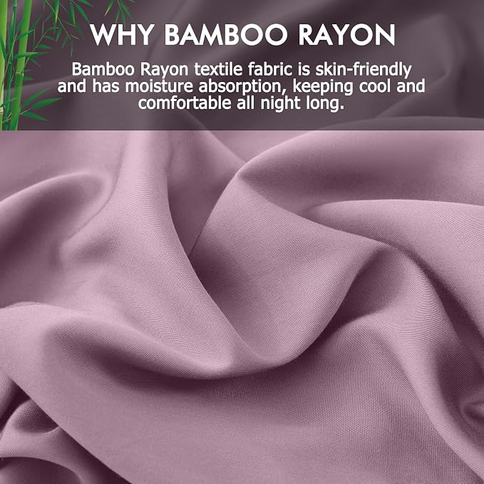Pillowcases King Size 2 Pack, Cooling Viscose from Bamboo Pillow Cases - Image 2