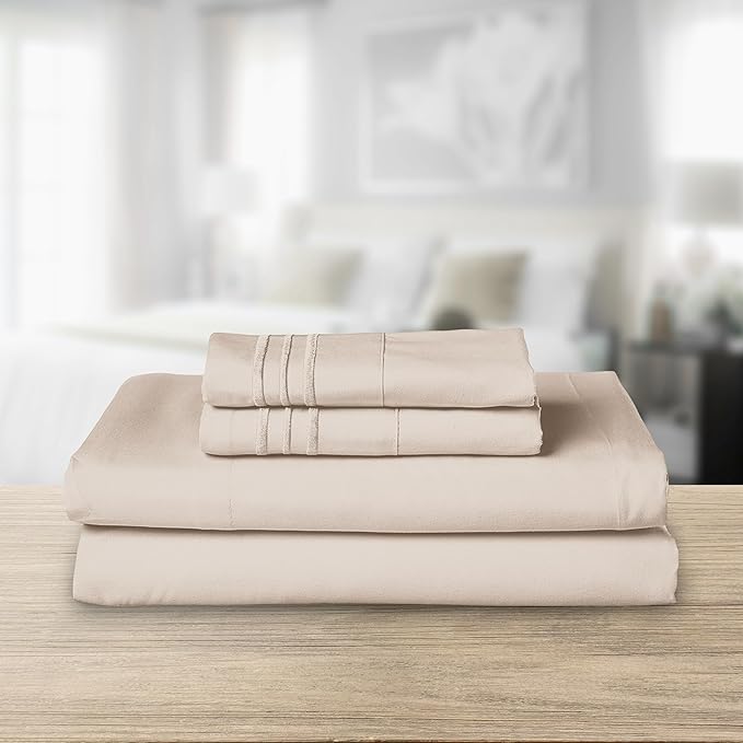 Elegant Comfort Luxurious 1500 Premium Hotel Quality Microfiber Three Line - Image 2