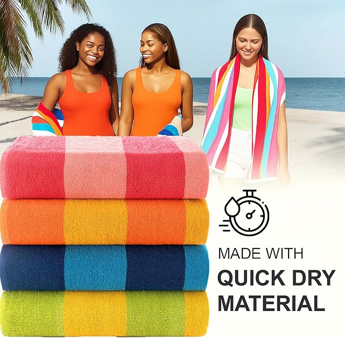 Casa Copenhagen Malibu Towel 4Pcs Orange - Image 3