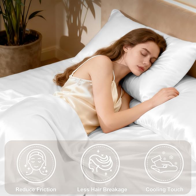 Love's cabin Full Size Satin Sheet Sets - Image 3