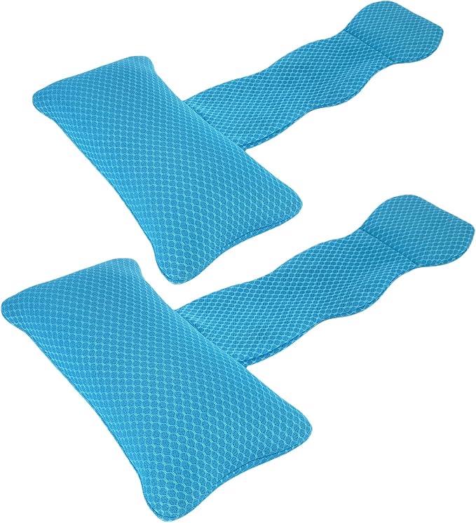 REEZEIVI 2 Pack Hot Tub Headrest Pillow, Chaise Lounge Pillows Outdoor 3D air by REEZEIVI