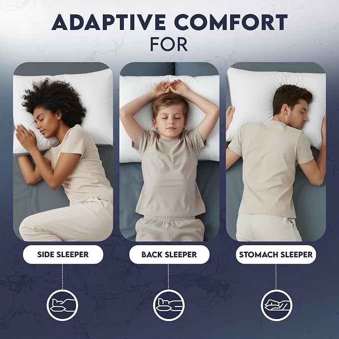 Utopia Bedding Bed Pillows for Sleeping King Size, Soft & Fluffy Pillow - Image 5