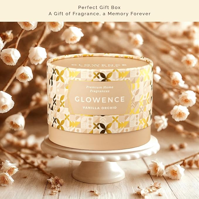 Luxury Vanilla Scented Candle - Image 6