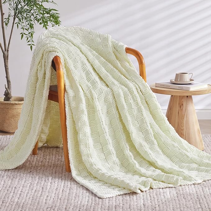 Knitted Weighted Blanket Kids, No Beads Heavy Blanket 36” x 48'' 3lbs, - Image 2