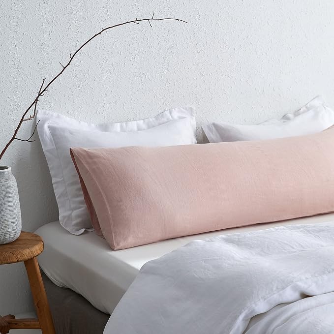 Simple&Opulence Body Pillow Cover 20" x 54", 100% Pure Linen, Ultra Soft and - Image 7