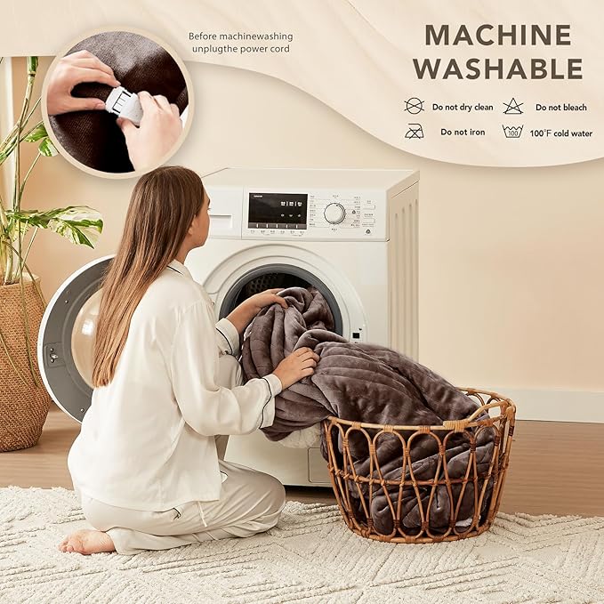 Homemate Electric Heated Blanket Queen - Image 7