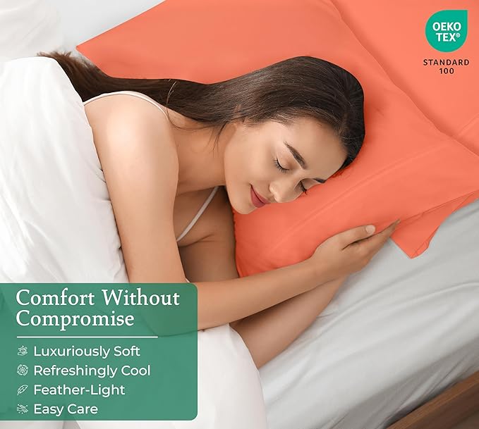 Royale Linens Queen Pillowcase Set of 2 - Image 3
